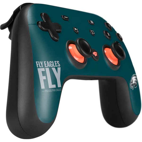 NFL Philadelphia Eagles Team Motto Google Stadia Controller Skin